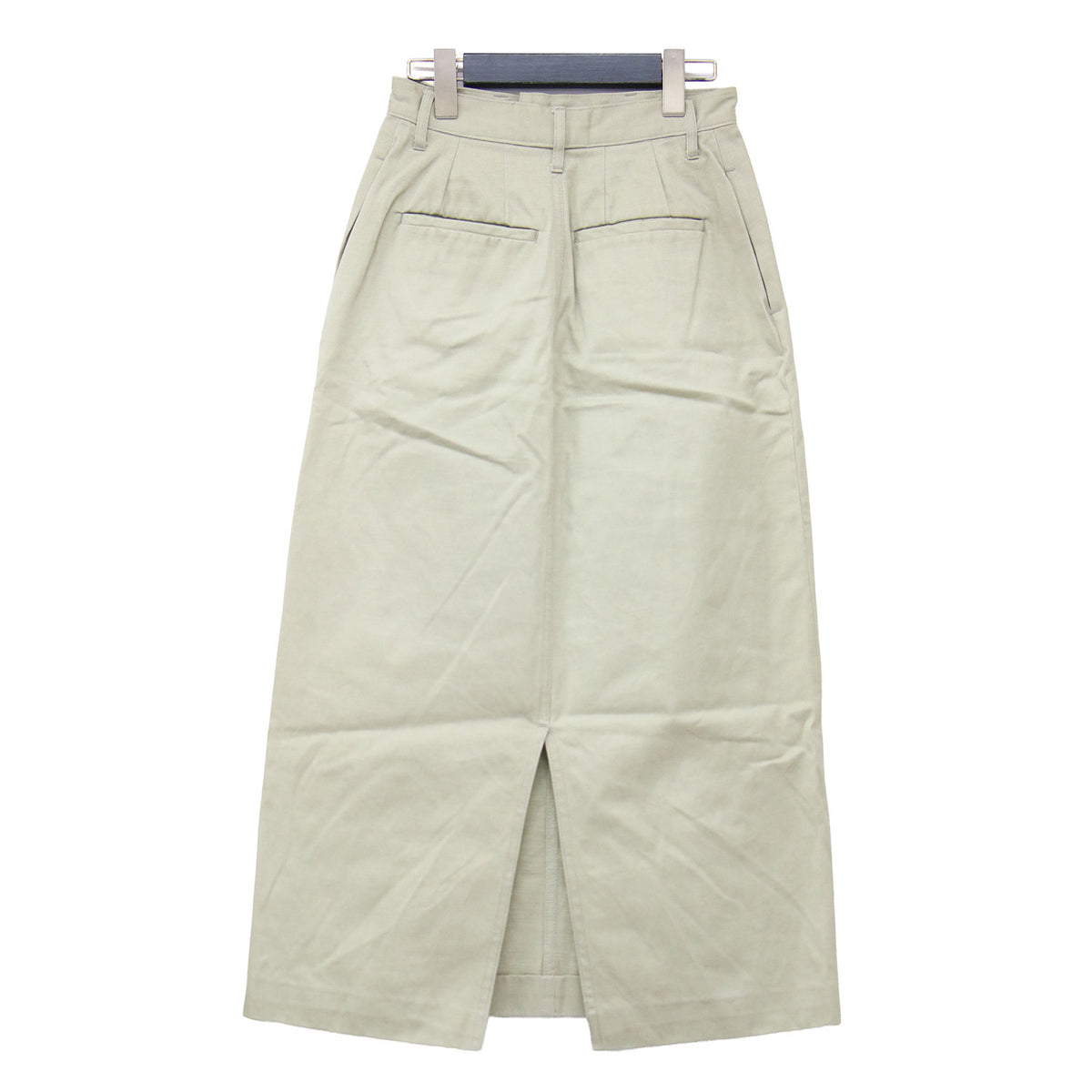21春夏 ウォッシュド フィンクス ライト チノ スカート A21SS05FC / WASHED FINX LIGHT CHINO SKIRT ロング Iライン コットン
