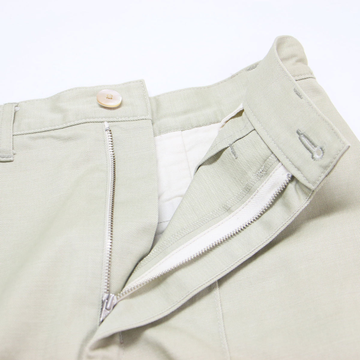 21春夏 ウォッシュド フィンクス ライト チノ スカート A21SS05FC / WASHED FINX LIGHT CHINO SKIRT ロング Iライン コットン