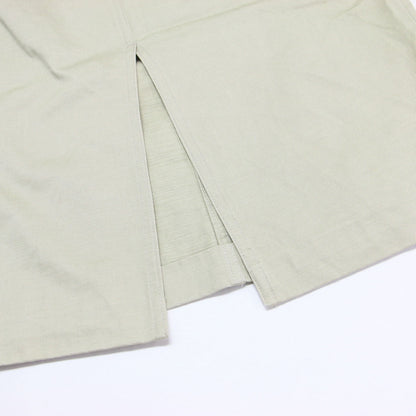 21春夏 ウォッシュド フィンクス ライト チノ スカート A21SS05FC / WASHED FINX LIGHT CHINO SKIRT ロング Iライン コットン