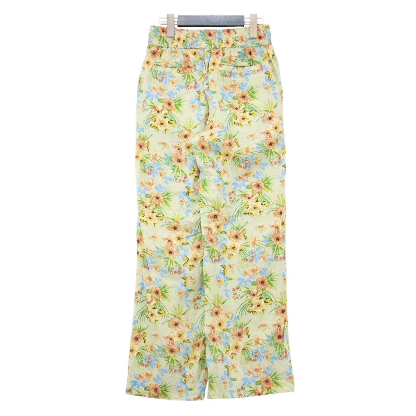 × Spick&Span 別注 26春夏 フラワープリント イージー ワイド パンツ / Flower Easy Wide Pants ウエストゴム 花柄 コットン