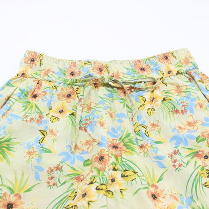× Spick&Span 別注 26春夏 フラワープリント イージー ワイド パンツ / Flower Easy Wide Pants ウエストゴム 花柄 コットン