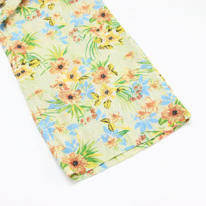 × Spick&Span 別注 26春夏 フラワープリント イージー ワイド パンツ / Flower Easy Wide Pants ウエストゴム 花柄 コットン