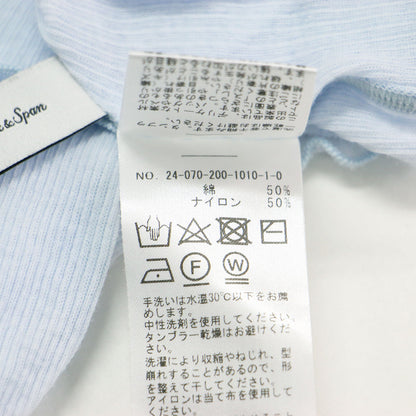 24春夏 シアーリブロンT / カットソー 長袖 クルーネック コットン