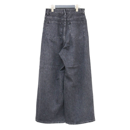 24秋冬 LE DENIM チルト ワイド ストレート デニム / パンツ ハイウエスト コットン