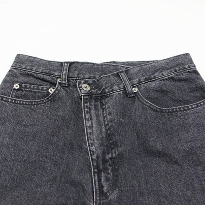 24秋冬 LE DENIM チルト ワイド ストレート デニム / パンツ ハイウエスト コットン