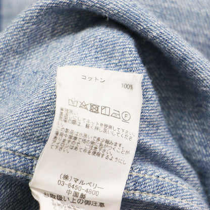 × SLOBE 別注 シャンブレー シャツ / 長袖 レギュラーカラー オーバーサイズ 刺繍 コットン