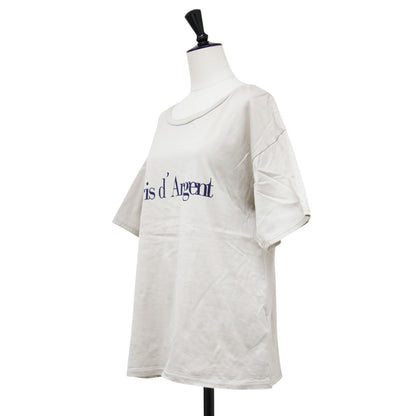 25春夏 ロゴ プリント 半袖 Tシャツ / カットソー クルーネック ハーフスリーブ コットン
