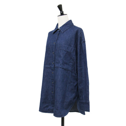 24秋冬 オーバーサイズ デニム チュニック / The Oversized Denim Tunic シャツ 長袖 コットン