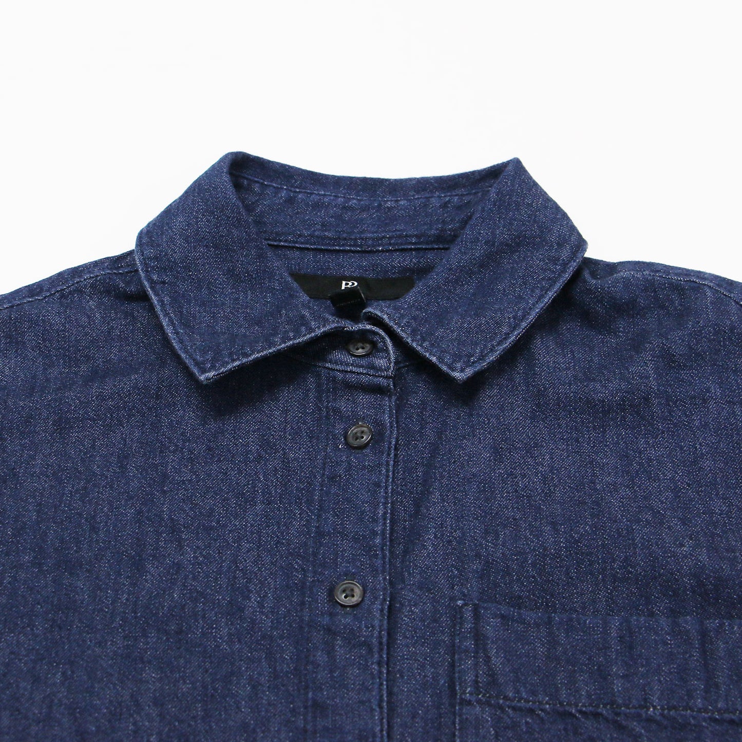 24秋冬 オーバーサイズ デニム チュニック / The Oversized Denim Tunic シャツ 長袖 コットン