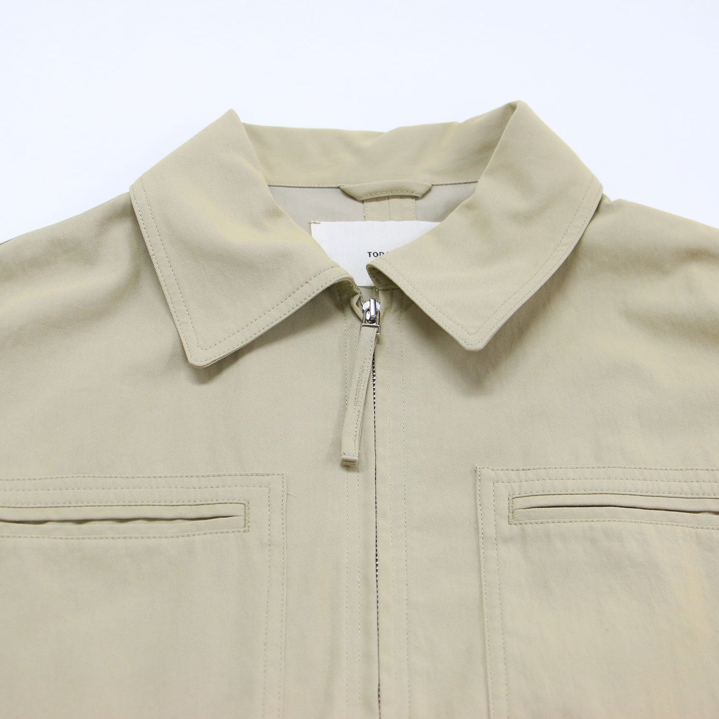 25秋冬 ツイル ジップ コンビネゾン / Twill Zip Combinaison ジャンプスーツ オールインワン 長袖 ワイド ジップアップ コットン