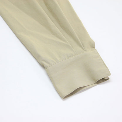 25秋冬 ツイル ジップ コンビネゾン / Twill Zip Combinaison ジャンプスーツ オールインワン 長袖 ワイド ジップアップ コットン