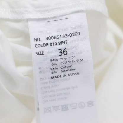ストレッチ コットン ロング シャツワンピース / 長袖 ロールカラー タック Aライン