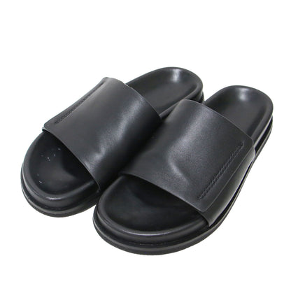 23春夏 レザー スライド サンダル / Leather Slide Sandals フラット ベルト ラムレザー