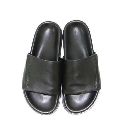 23春夏 レザー スライド サンダル / Leather Slide Sandals フラット ベルト ラムレザー