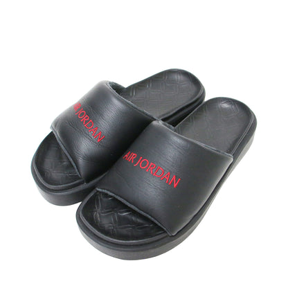 24春夏 JORDAN BRAND JORDAN SOPHIA SLIDE SS FZ7012-001 / レザー フォーム サンダル ロゴ 刺繍