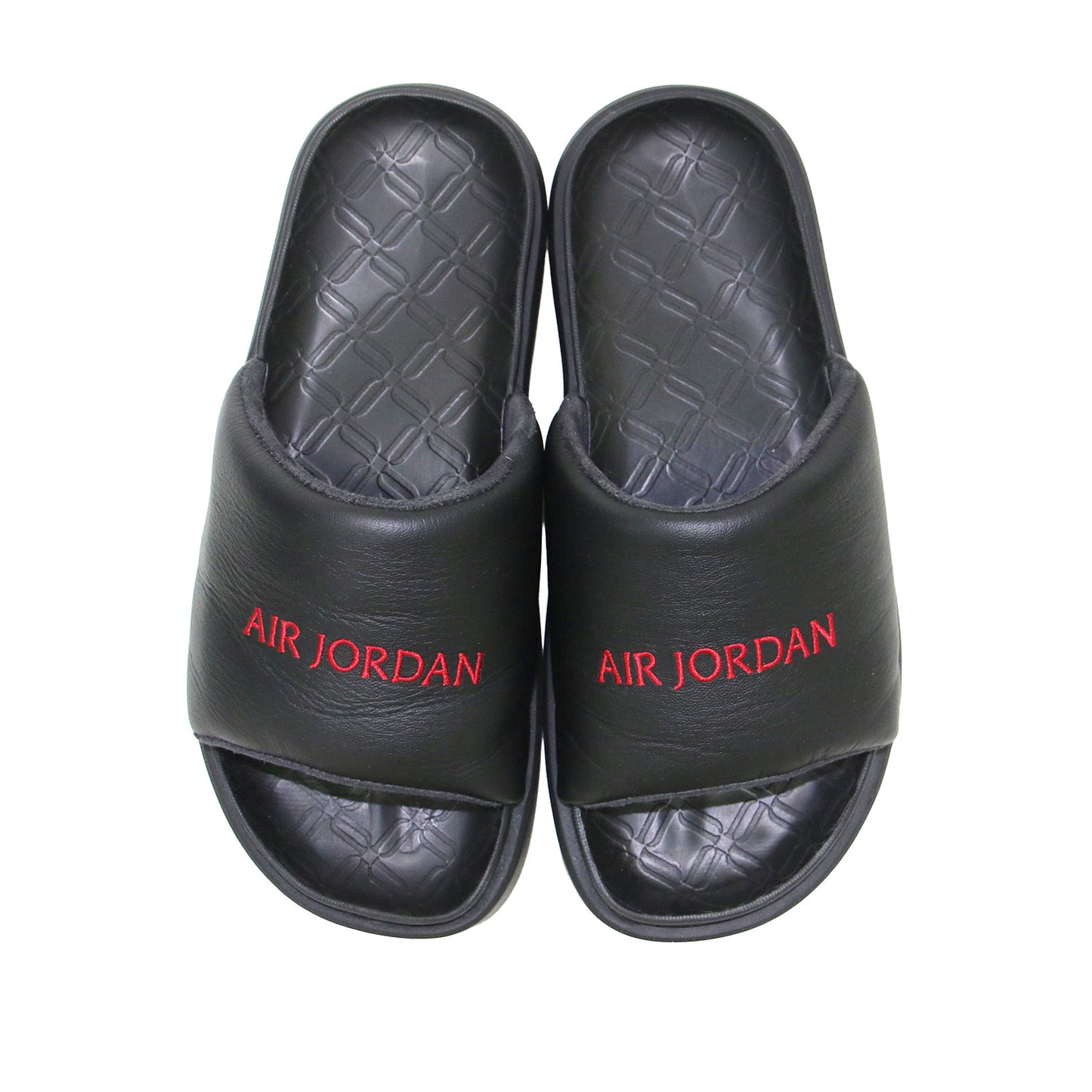 24春夏 JORDAN BRAND JORDAN SOPHIA SLIDE SS FZ7012-001 / レザー フォーム サンダル ロゴ 刺繍