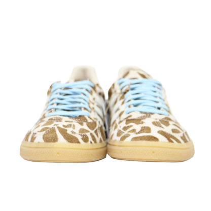 26春夏 HANDBALL SPEZIAL W KI6677 / ハンドボール スペツィアル レオバード柄 レースアップ ローカット スニーカー