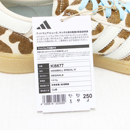 26春夏 HANDBALL SPEZIAL W KI6677 / ハンドボール スペツィアル レオバード柄 レースアップ ローカット スニーカー