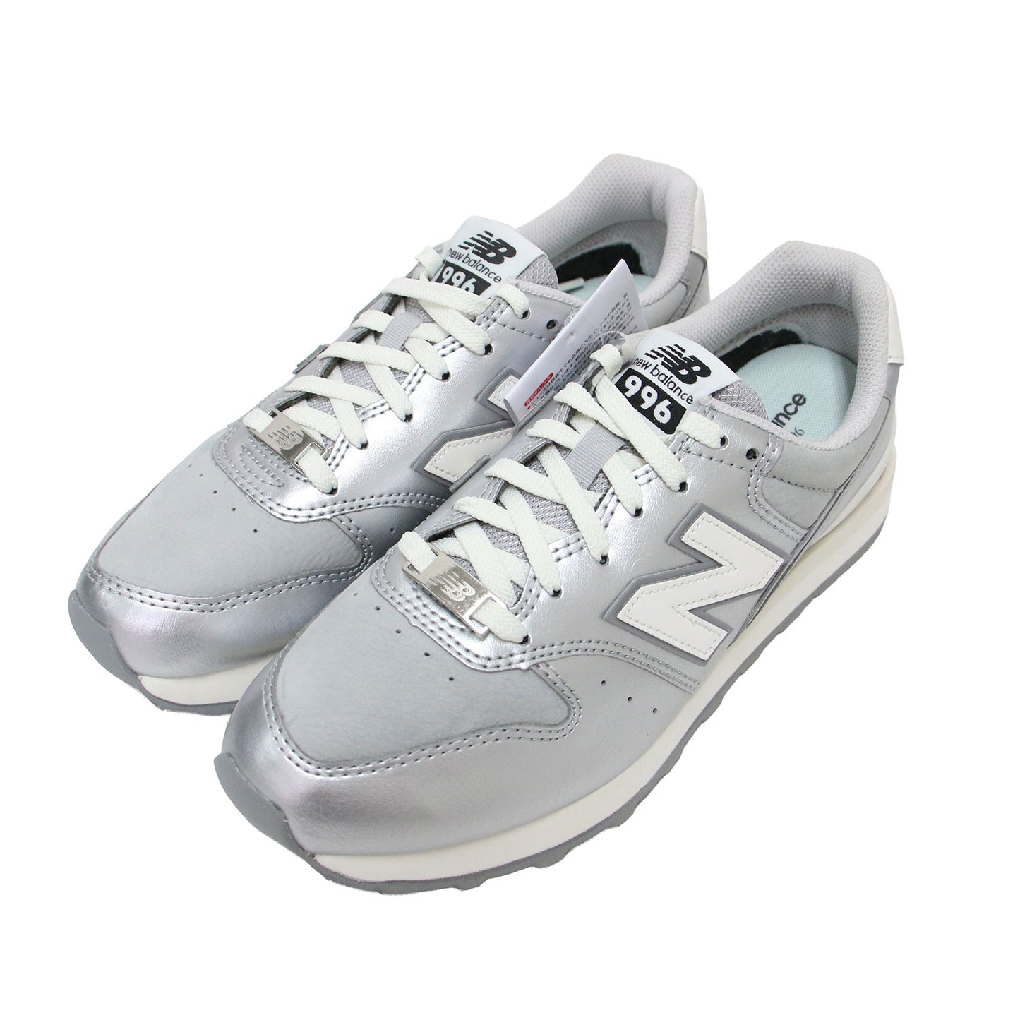 25秋冬 WL996TBI / メタリック レザー レースアップ ローカット スニーカー