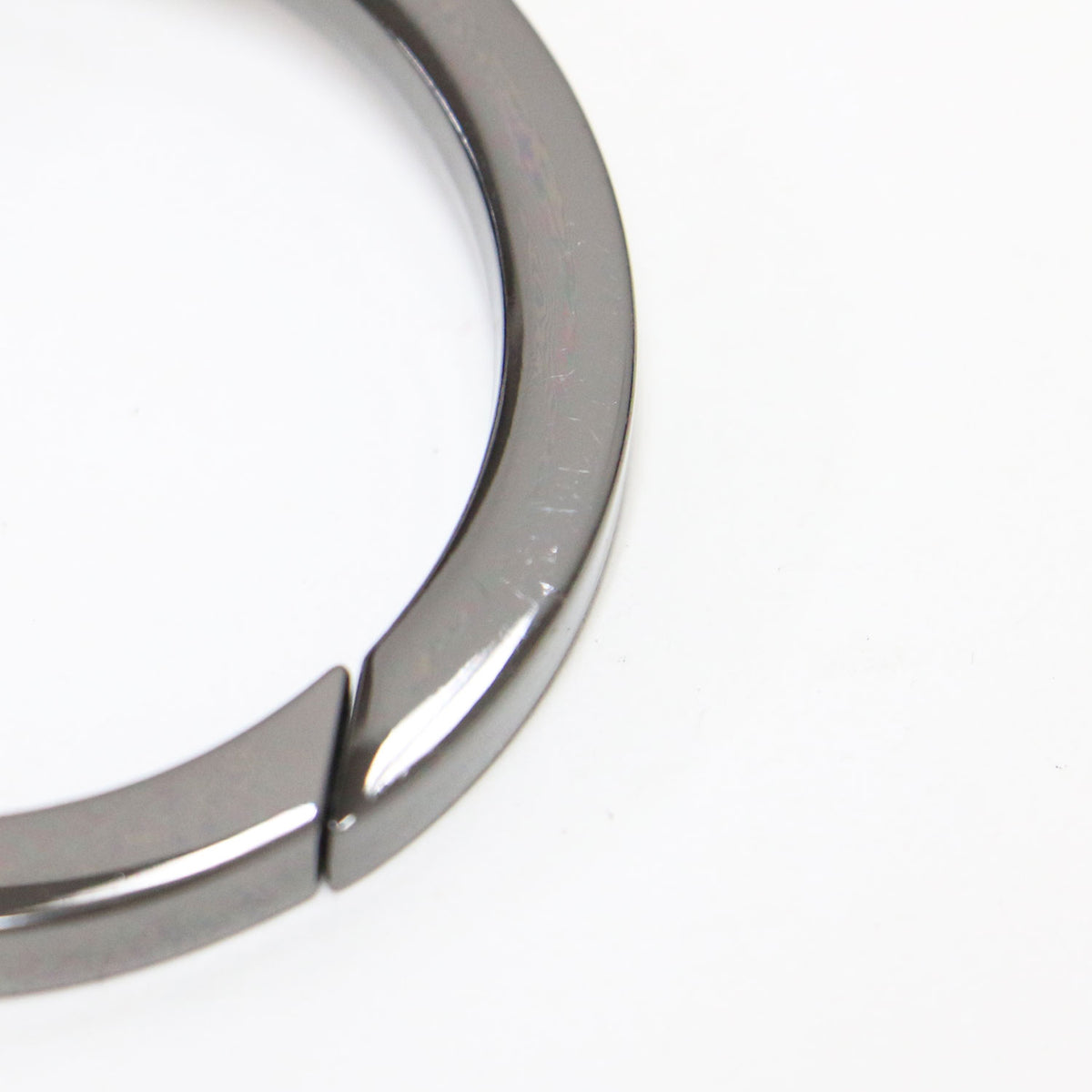 レザー ノット キーリング / CRISTY KNOTMAN RING 人形モチーフ メタル 牛革