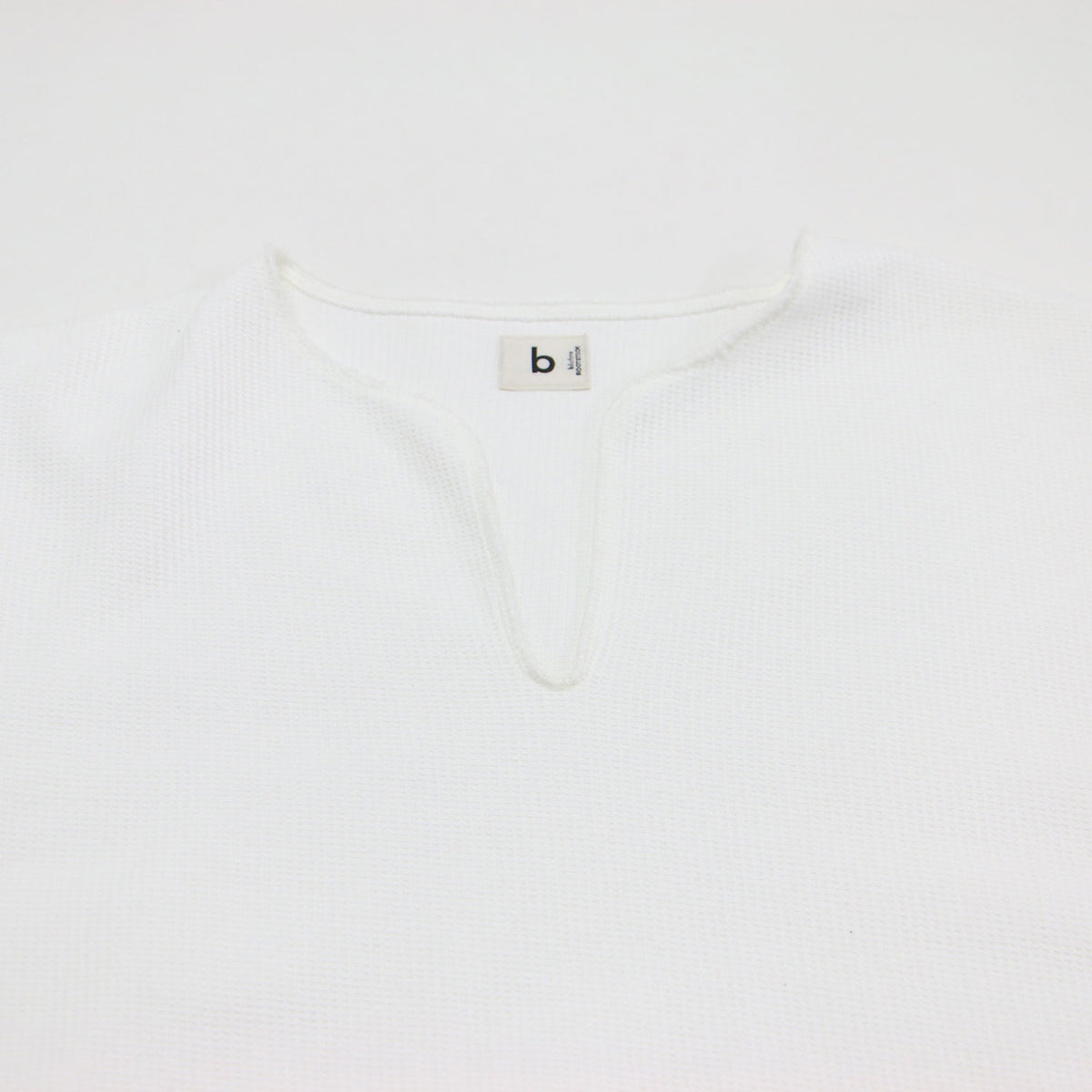 ROOTSTOCK サーマル オーバーネック ドレス / Thermal Over-neck Dress ワンピース ロング 半袖 キーネック コットン