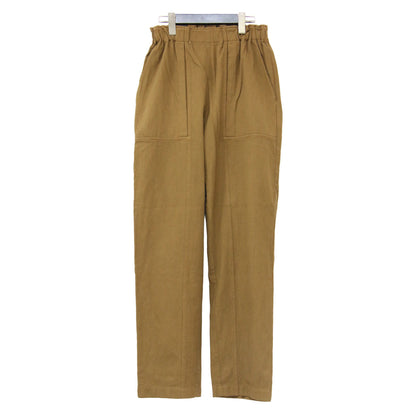 23春夏 コットン ツイル タック パンツ / TWILL TACK PANTS イージーパンツ テーパード ウエストゴム