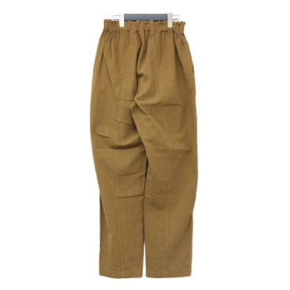 23春夏 コットン ツイル タック パンツ / TWILL TACK PANTS イージーパンツ テーパード ウエストゴム