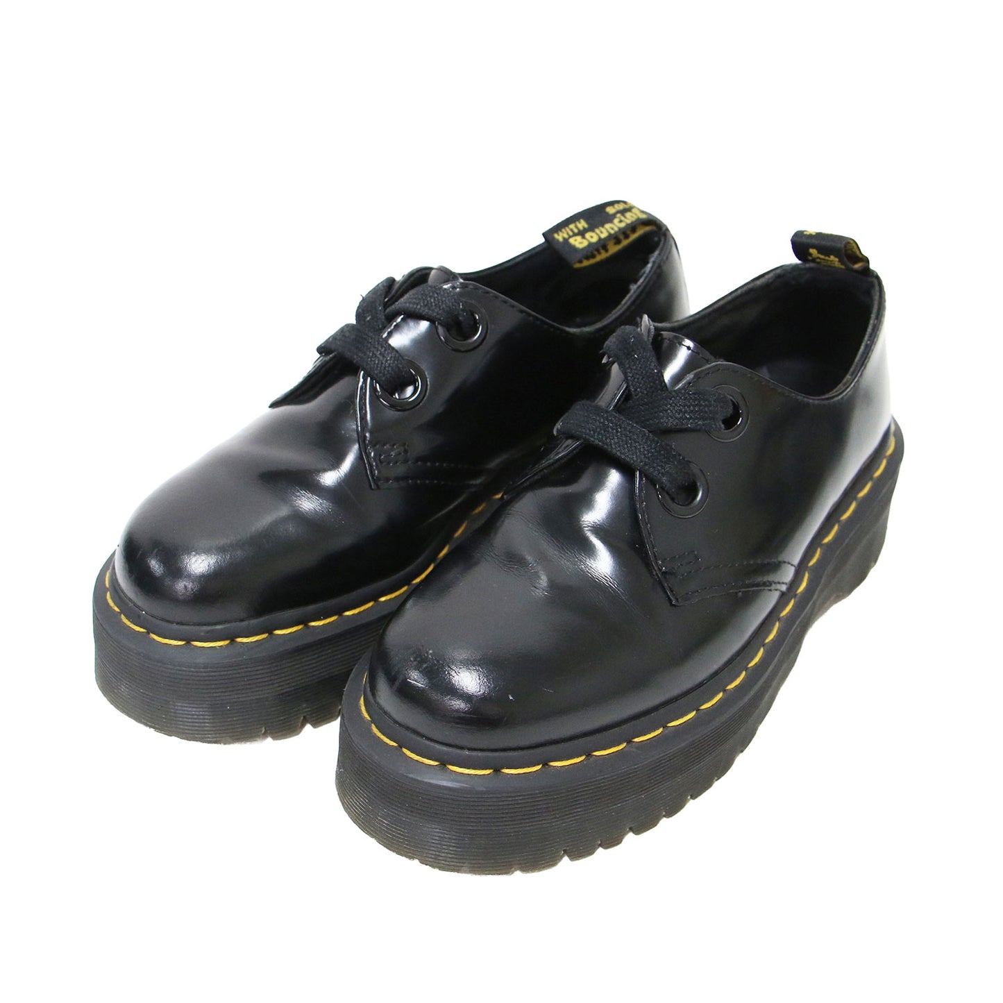 ホリー クアッド 2ホール シューズ / HOLLY QUAD 2EYE SHOE AW004 レースアップ 厚底 レザー