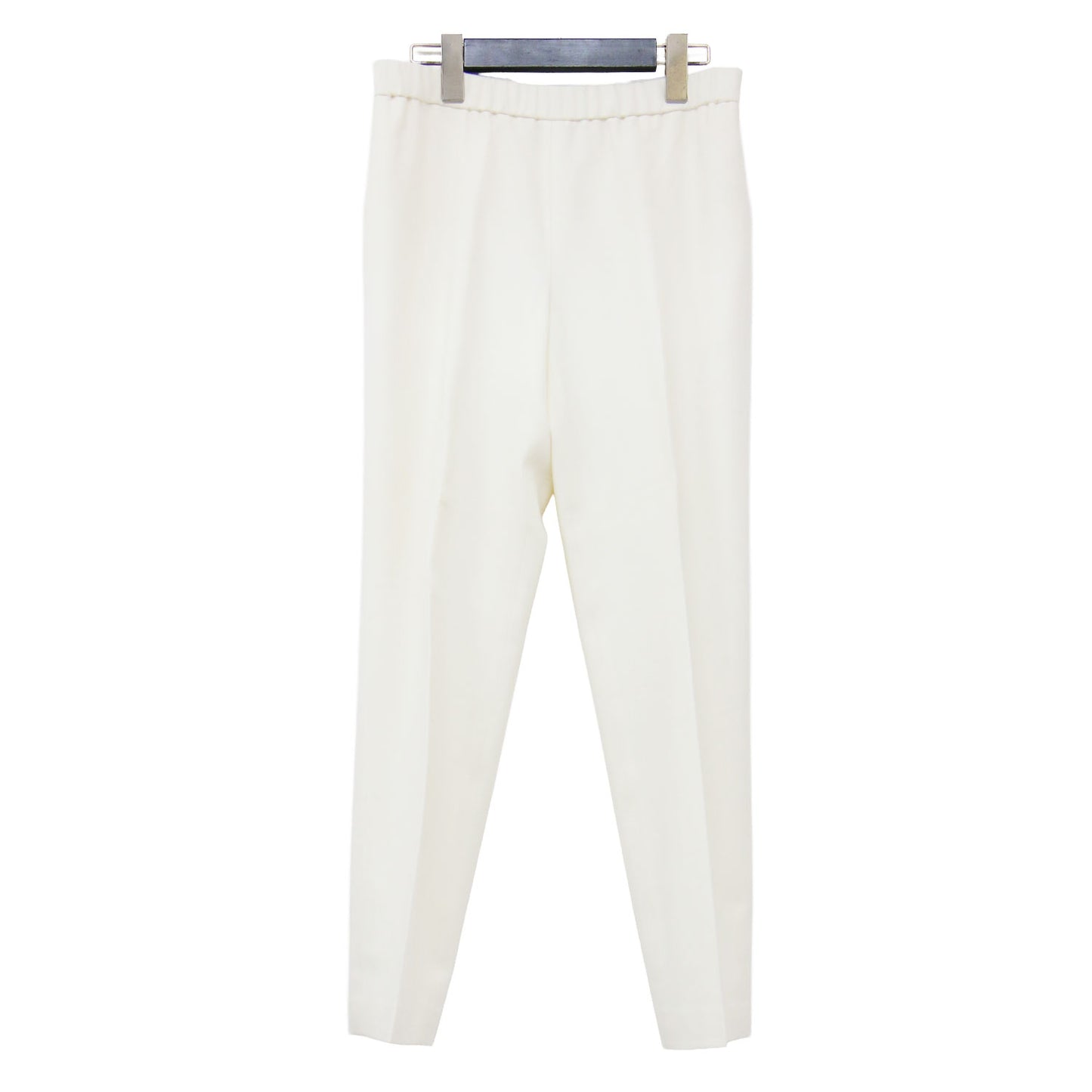 ウール テーパードパンツ / LIGHT.SAXONY 2 BASIC PULL スラックス スリム ウエストゴム ストレッチ
