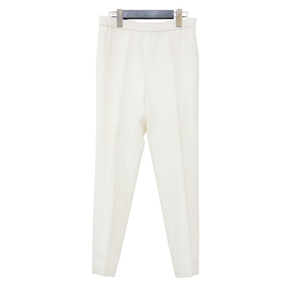 ウール テーパードパンツ / LIGHT.SAXONY 2 BASIC PULL スラックス スリム ウエストゴム ストレッチ