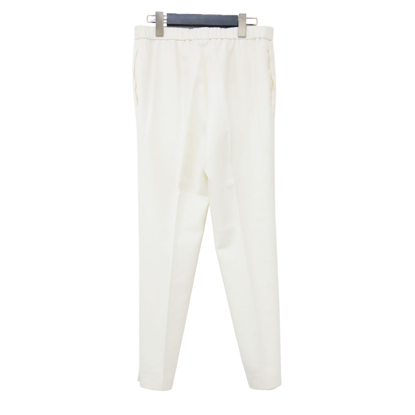 ウール テーパードパンツ / LIGHT.SAXONY 2 BASIC PULL スラックス スリム ウエストゴム ストレッチ