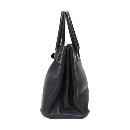 × L’Appartement 別注 トートバッグ / Tote Bag ハンドバッグ スクエア型 ダブルハンドル シボ革 レザー メタルパーツ