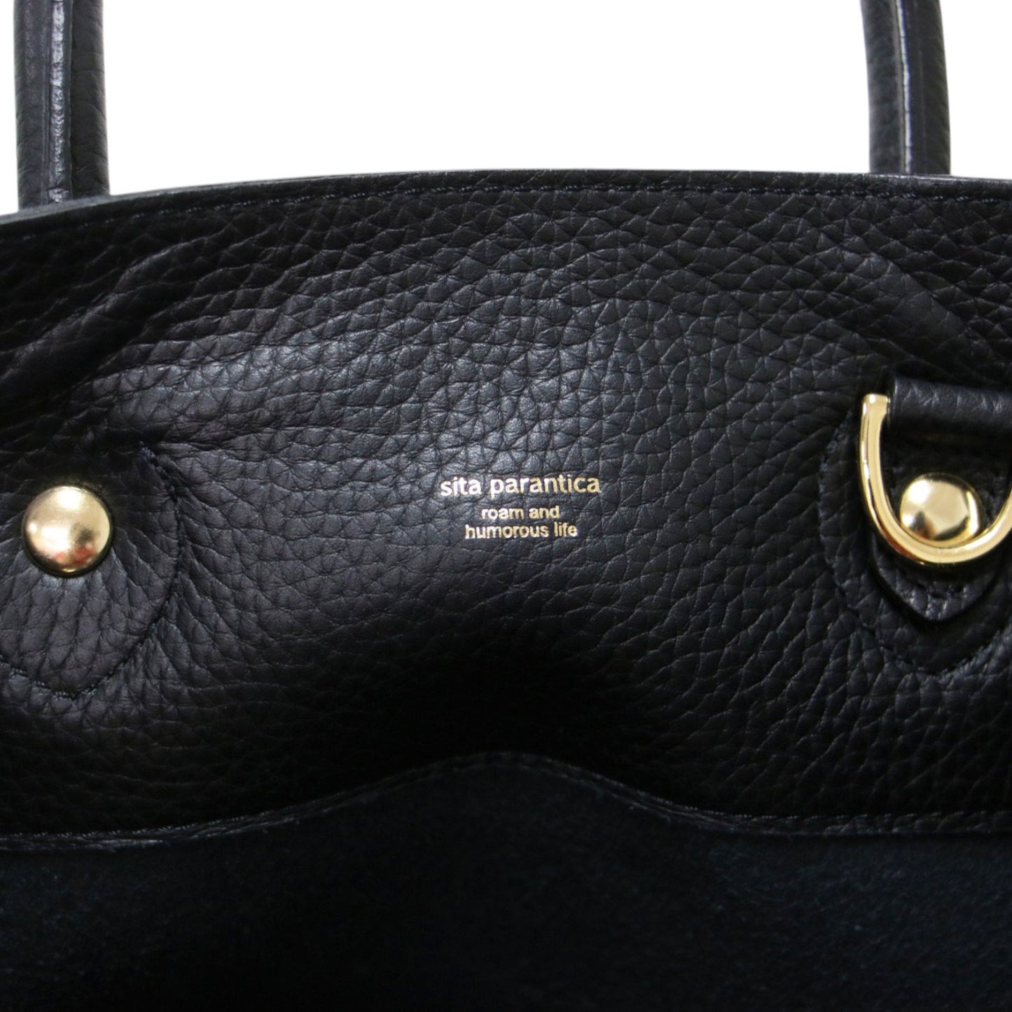 × L’Appartement 別注 トートバッグ / Tote Bag ハンドバッグ スクエア型 ダブルハンドル シボ革 レザー メタルパーツ