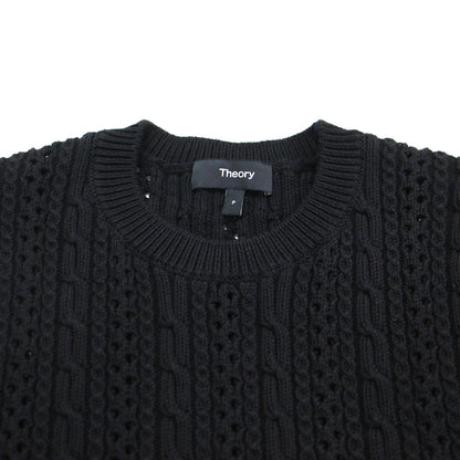 ハーフスリーブ ケーブル ニット / Waverly Cotton Cabled Tee クルーネック 半袖 リブ コットン ウォッシャブル
