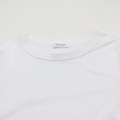 シルキーフライス ハーフスリーブ プルオーバー / Tシャツ 5分袖 クルーネック コンパクト コットン カットソー 無地