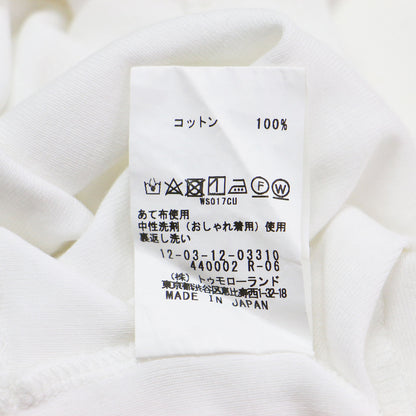 シルキーフライス ハーフスリーブ プルオーバー / Tシャツ 5分袖 クルーネック コンパクト コットン カットソー 無地