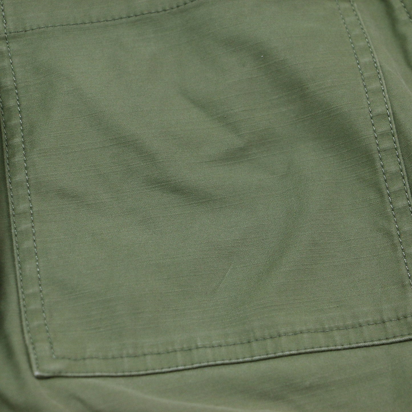 バックサテン イージー カーゴパンツ / ベイカーパンツ テーパード ハイウエスト ストレッチ コットン