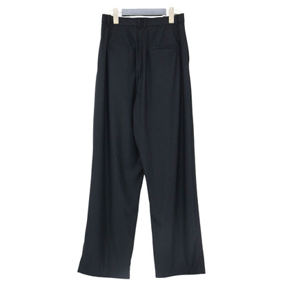 25秋冬 クール トリコット ツータックパンツ / ワイドパンツ ハイウエスト ストレッチ