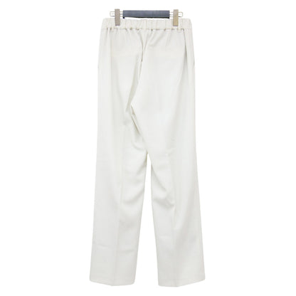 25秋冬 ストレッチ ツイル ベーシック タックパンツ / スラックス センタープレス テーパード