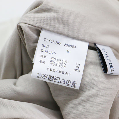 25秋冬 ストレッチ ツイル ベーシック タックパンツ / スラックス センタープレス テーパード