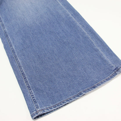 24秋冬 ハイライズ バギー デニムパンツ / Wild Ginger ワイド 5ポケット ストレッチ フレア コットン