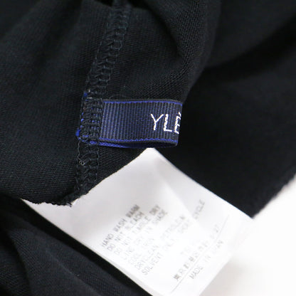 25春夏 スーピマ コットン Tシャツ / SUPIMA COTTON CUPRA T‐SHIRT プルオーバー 長袖 ショート丈 ボートネック ドロップショルダー