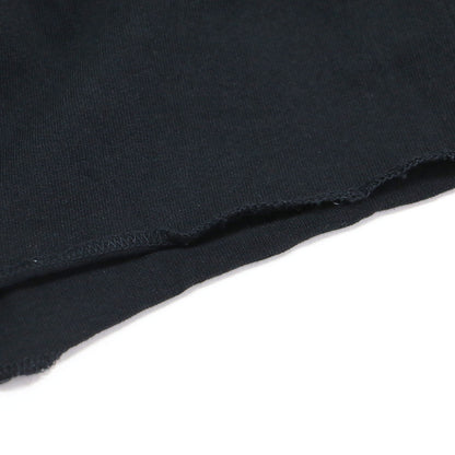 25春夏 スーピマ コットン Tシャツ / SUPIMA COTTON CUPRA T‐SHIRT プルオーバー 長袖 ショート丈 ボートネック ドロップショルダー