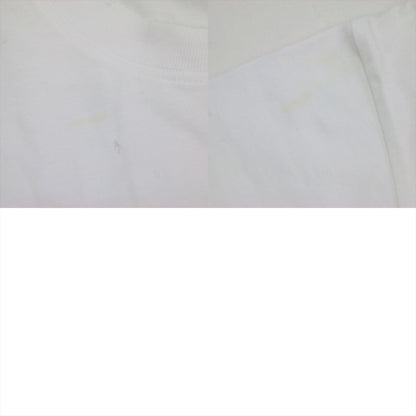 ダメージ加工 ロゴ プリント Tシャツ / カットソー 半袖 クルーネック ユニセックス