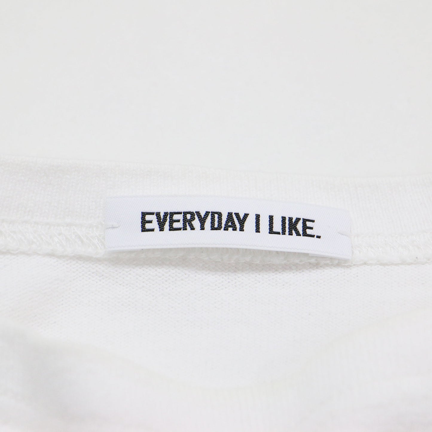 23春夏 EVERYDAY I LIKE クロップド ストライプ Tシャツ / Cropped Stripe プルオーバー ボートネック 長袖 ドロップショルダー オーバーサイズ コットン ウォッシャブル