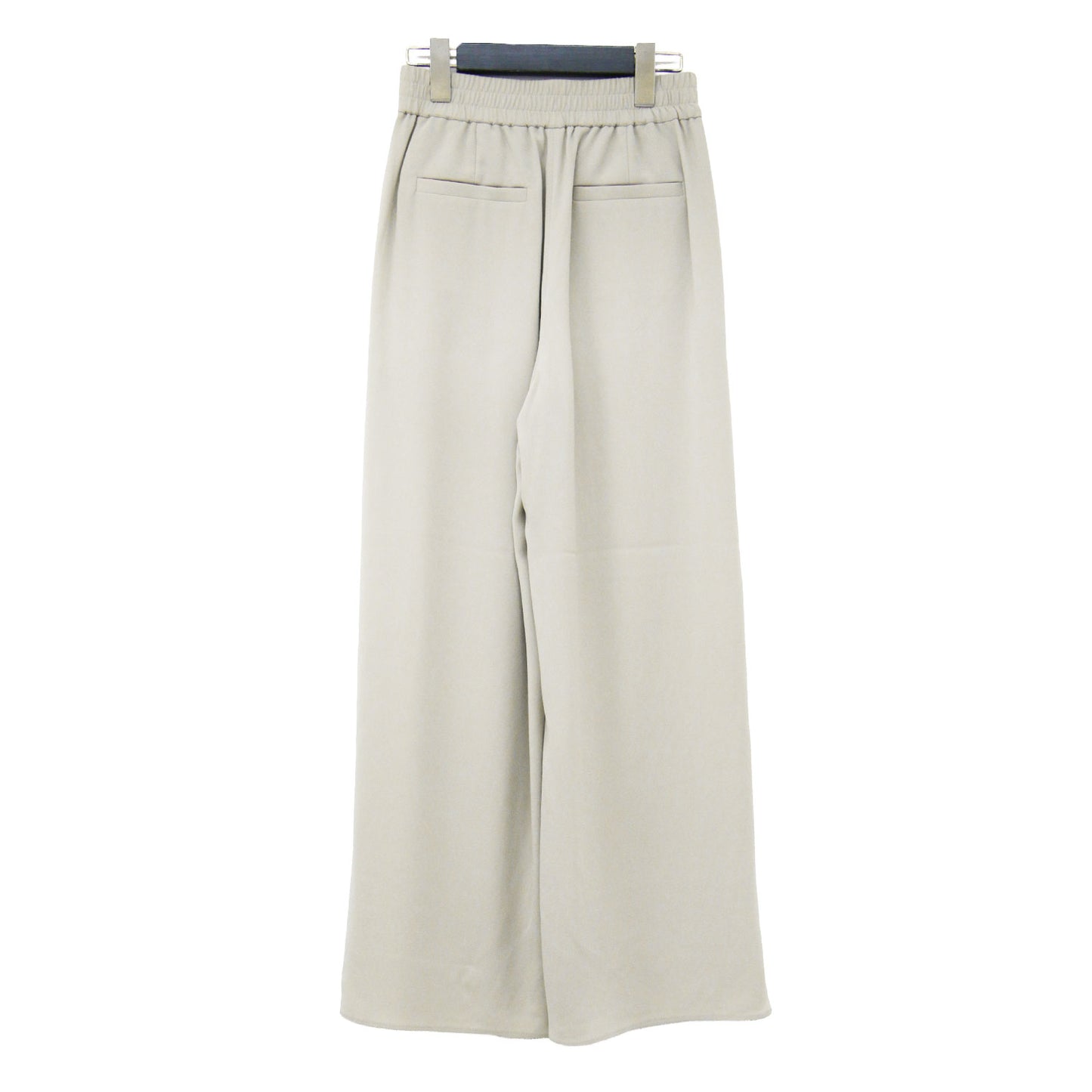 25春夏 トリアセテートイージーワイドパンツ / FLOW BANY PANT フルレングス フレア ウエストゴム 薄手 ウォッシャブル