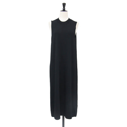 23春夏 ノースリーブ ニットワンピース / NEW DRESS UP HIGH NK DR ドレス Aライン フレア ハイネック ハイゲージ 微光沢 ウォッシャブル