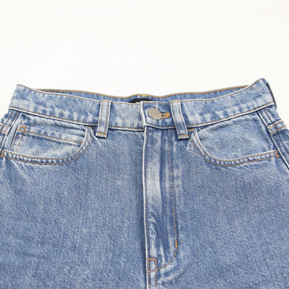 25春夏 リラックス デニム ドロップカーブ パンツ / RELAXED DENIM DROP CURVE PNT D A フルレングス コクーン ステッチ コットン ウォッシャブル