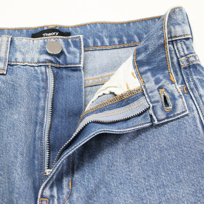 25春夏 リラックス デニム ドロップカーブ パンツ / RELAXED DENIM DROP CURVE PNT D A フルレングス コクーン ステッチ コットン ウォッシャブル