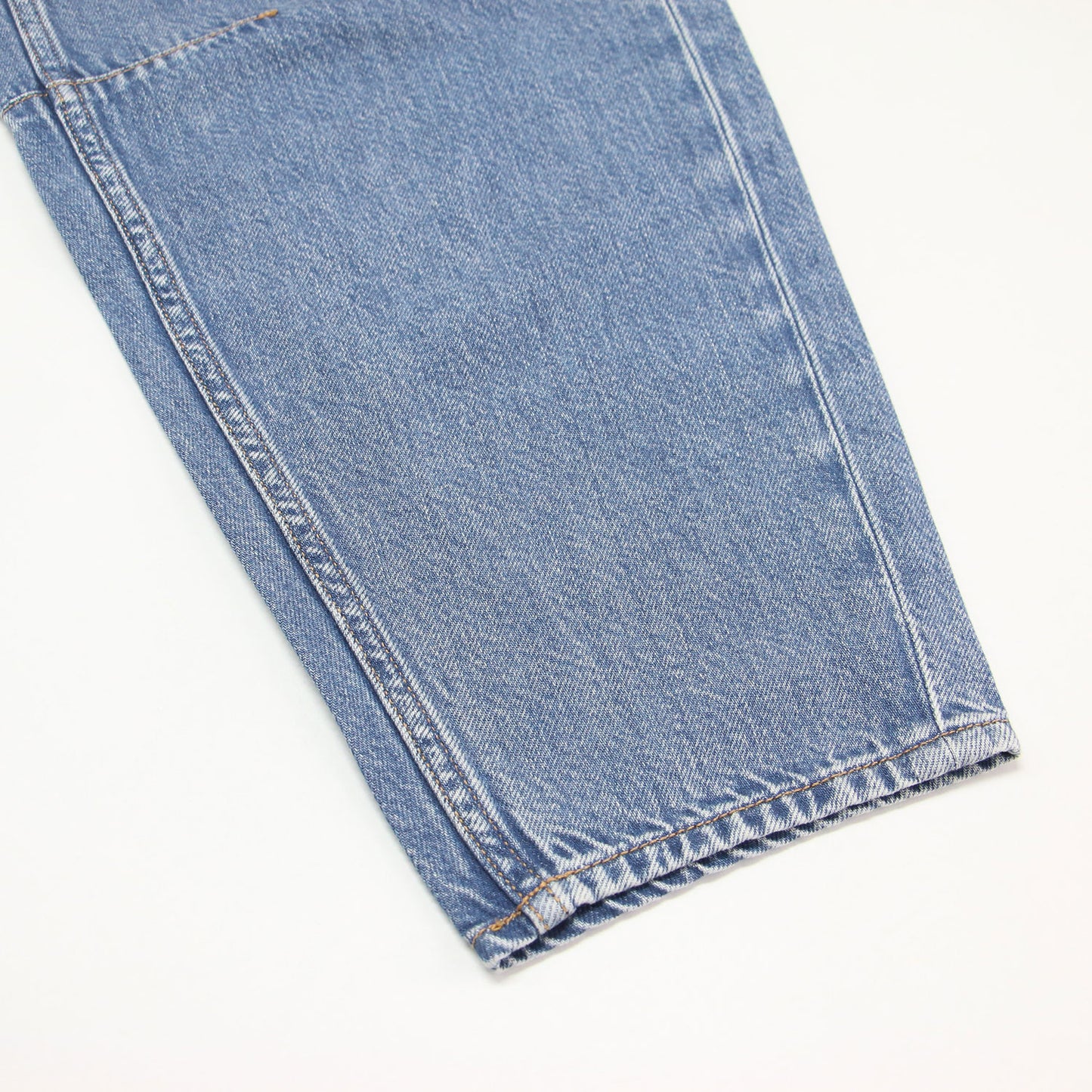 25春夏 リラックス デニム ドロップカーブ パンツ / RELAXED DENIM DROP CURVE PNT D A フルレングス コクーン ステッチ コットン ウォッシャブル